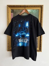 Vintage 1997 Star Wars Darth Vader Movie Black T-shirt Sz XL