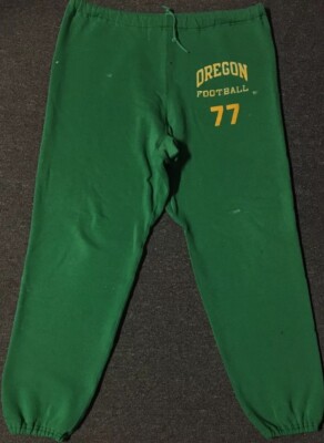 Vtg 80s Oregon Ducks Football Faded Distress Sweatpants XXL Track College Grunge