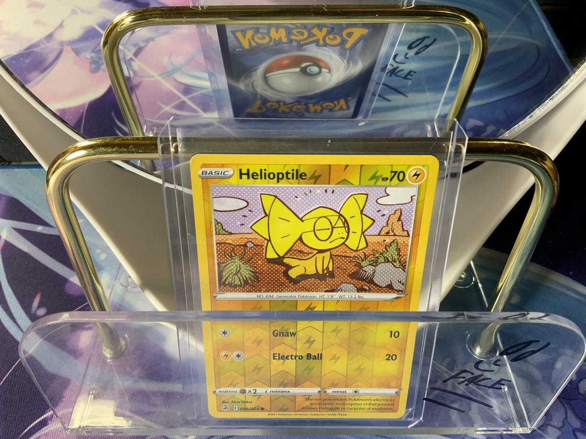 Helioptile Reverse Holo Pokemon Card Fusion Strike 098/264