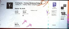 1994 Olympic Ticket Ice Dancing Compulsory Torvill/Dean