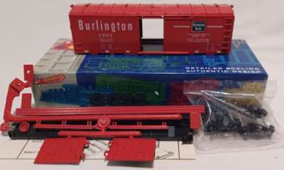 HO SCALE ROUNDHOUSE 5501 CB&Q BURLINGTON  40' Box Car #39648  New Kit In Box !!
