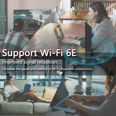 Antenna WiFi 6E Dual-Band 2.4/5GHz Per MSI MPG Z790, Z490M, X570S, X570 – 80cm, SMA