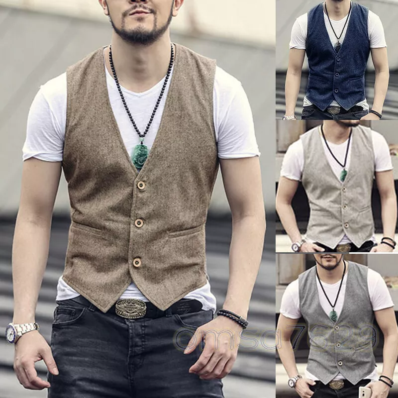 Fitted store waistcoat mens