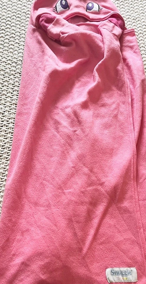Manta con Capucha Snuggie Rosa Unicornio 50"x36" Foto 2 de 4