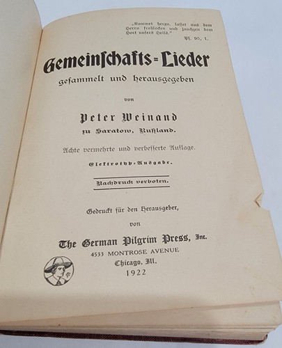 Gemeinschafts-Lieder / gesammelt und herausgegeben von Peter Weinand. 1915 [Leat - Imagen 8 de 9