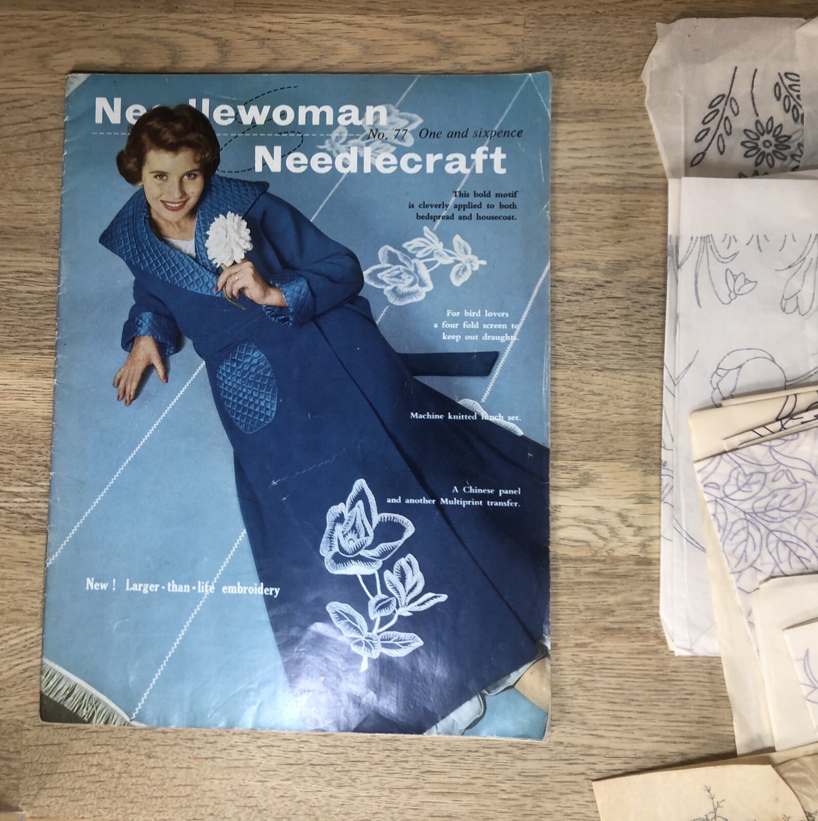 vintage iron on transfers for Embroidery tablecloths And Needlecraft