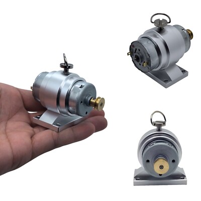 Microcosm FD4 Model Dynamo Motor For Steam Engine Model DIY Project Part - Silve