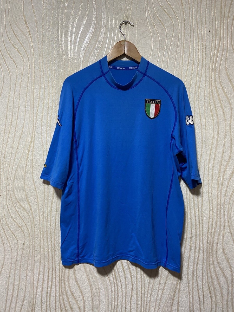 ITALY 2000 2002 HOME FOOTBALL SHIRT SOCCER JERSEY KAPPA sz XXL MEN