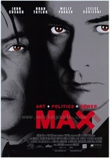 MAX Movie POSTER 27x40 John Cusack Noah Taylor Leelee Sobieski Molly Parker