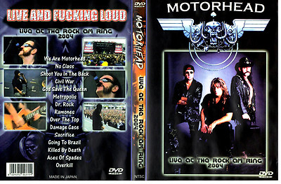 Motorhead-Live Rock AM Ring 2004-DVD/NICE!