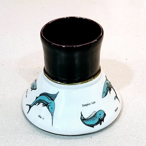 Bearly Surviving Sea Fishing Wide Bottom No Spill Coffee Mug California - Picture 5 of 9