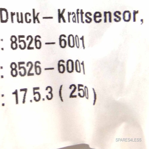 burster Miniatur Druckkraftsensor 0-1kN 8526-6001 NOV - Bild 2 von 4