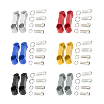 High Grade Risers for Motorcycle, Extended Height and Optimally Rear View