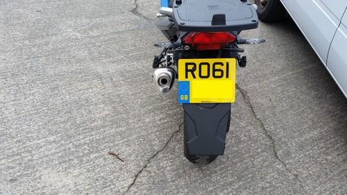 BMW F800ST (2006-2010) Stainless Tri oval single outlet Road Legal Exhaust - Picture 3 of 6