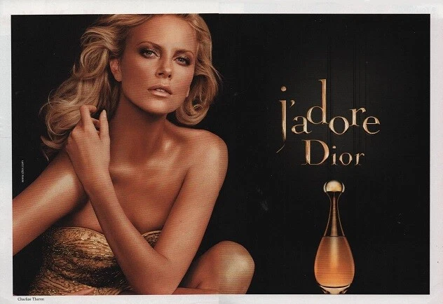 Publicité papier Parfum. Perfume ad. J'Adore Dior 2008 double page