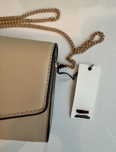 Olga Berg Vegan Leather NIC Envelope Clutch with Removable Chain, Ecru – NEW! - Picture 11 of 16