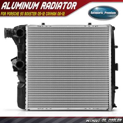 Left Radiator for Porsche 911 Boxster 2005-2012 Cayman 2006 2007 2008 2009-2012