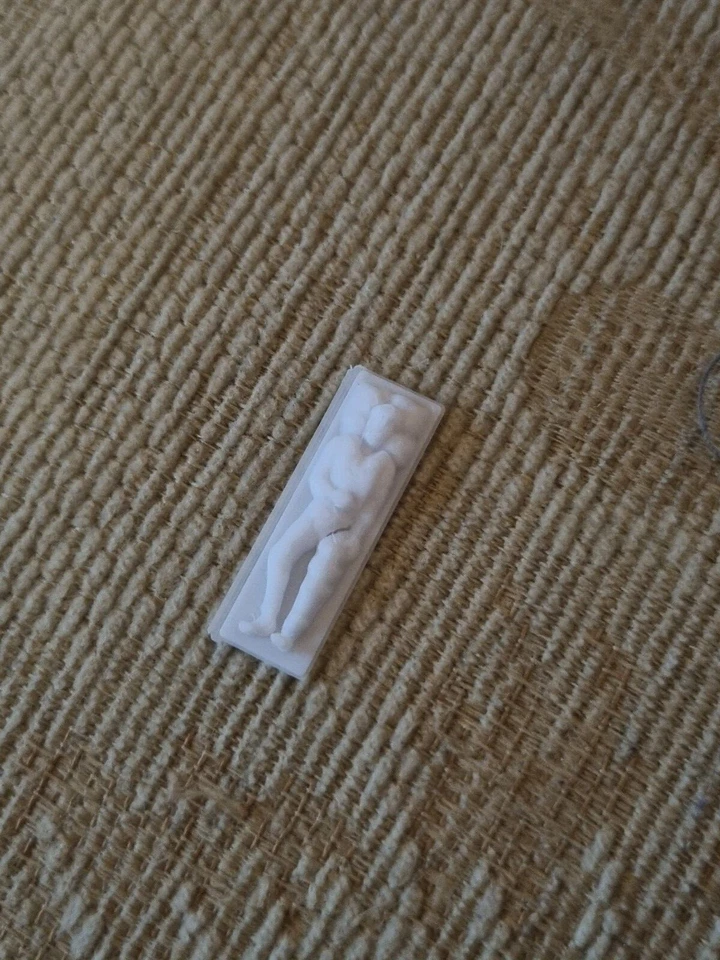 Matchbox lesney Superfast No.3 Mercedes Benz "BINZ" Ambulance man on stretcher - Image 2 of 2