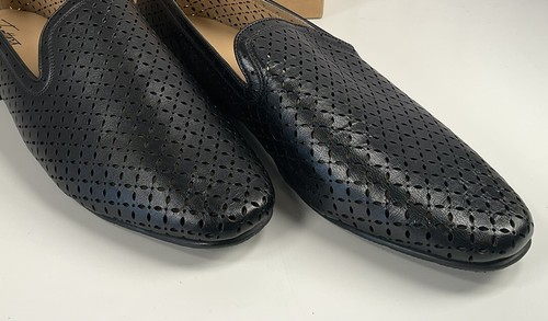 Trotters mocassino donna zenzero nero tomaia in pelle traforata taglia 10M - Foto 2 di 5