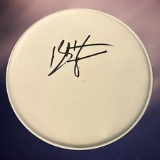 GFA Third Eye Blind Drummer BRAD HARGREAVES Signed 10" Drumhead B3 COA