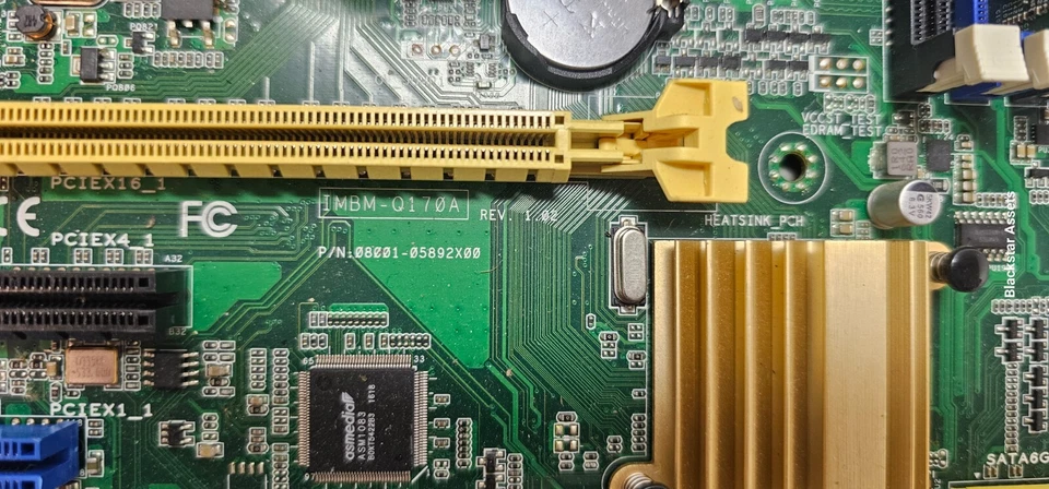 AAEON IMBM-Q170A Matx LGA1151 Placa Base/Pentium G4400, 2GB RAM, Io , Heatsnk - Imagen 4 de 4