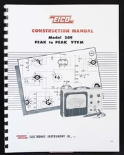 EICO 249 Peak-to-peak VTVM  Construction Manual 