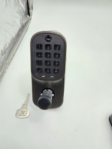 Yale Assure Lever, Wi-Fi Smart Door Lever (No Deadbolt), YRL216-CBA-0BP - Bronze - Picture 5 of 5