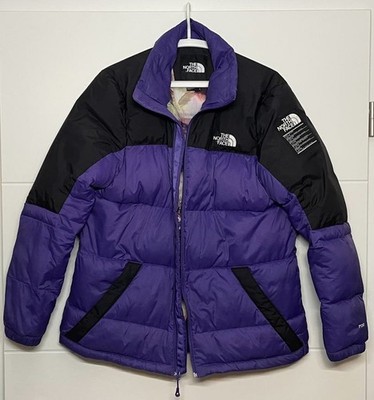 The North Face Nuptse 700 Retro 1996  Schwarz Lila Purple Jacke Winterjacke Gr L