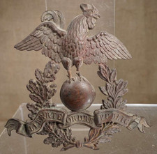 Fr&uuml;hes Enblem Frankreich f&uuml;r den Tschako - PLAQUE SHAKO DE  LA GARDE Nationale