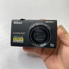 Nikon COOLPIX S6200 16.0MP Digital Camera 10 x Zoom Battery Black 85 new