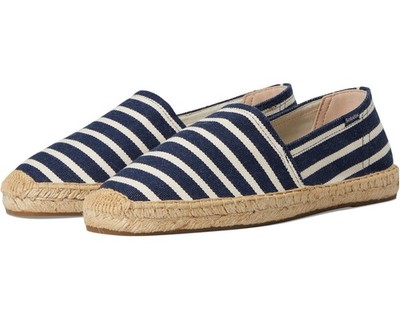 Soludos Original Espadrille  Mens - Light Navy White Stripe Sz 8.5 $89.00