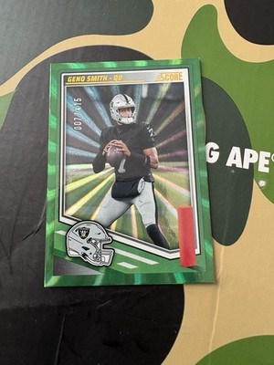 Geno Smith 2025 Panini Score Spokes #138 Las Vegas Raiders /15