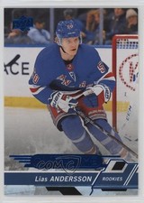 2018-19 Upper Deck Overtime Rookies Blue Foil Lias Andersson #59 hg6