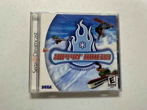 Rippin' Riders Snowboarding (Sega Dreamcast, 1999) CIC w/Manual VG Tested!!