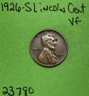 1926 S Lincoln Wheat Cent / Penny 1c Vf  Very Fine