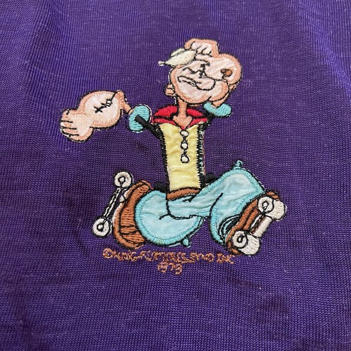 True Vintage 1978 Popeye Fußball Trikot Jugend M/L - Bild 3 von 10