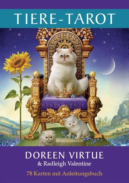 Tiere-Tarot: 78 Karten mit Anleitungsbuch 78 Karten mit Anleitungsbuch Virtue, D - Bild 1 von 1