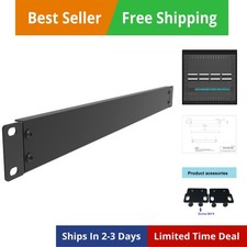 1U Rack Mount Blank Panel for 19-inch Server Rack Enclosure or Network Cabine...