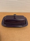 Fiestaware Plum Purple Butter Dish with Lid Homer Laughlin Fiesta Retired