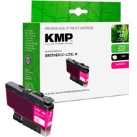 KMP Magenta Druckerpatrone Kompatibel Zu Brother LC427XLM