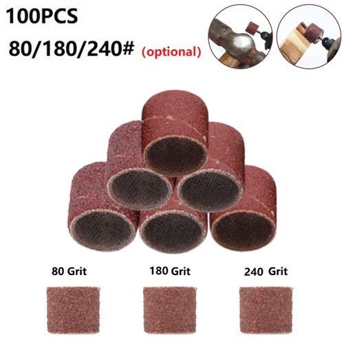 Brand New Polishing Deburring Sanding Drum 1/2 Inch 100pcs Rotary Tools