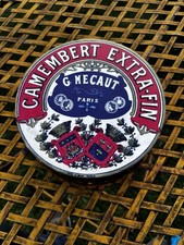 Set 4 Appetizer Plates 12cm 5"  BIA Cordon Bleu - French Cheese/CAMEMBERT Labels