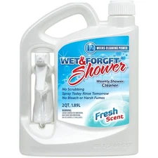 Wet & Forget Shower Cleaner Spray Fresh Scent 64 oz Multi-Surface Weekly Applica