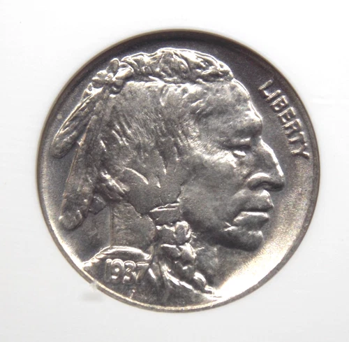 1937 "D" Indian Head BUFFALO Nickel 5c NGC MS65 #018 Gem BU Unc ECC&C, Inc.