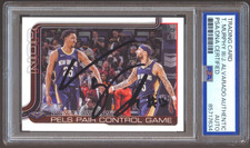 TREY MURPHY III / JOSE ALVARADO 2025-26 TOPPS SIGNED DUAL AUTO PSA DNA PELICANS