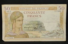 1938 France 50 Francs Y7993067