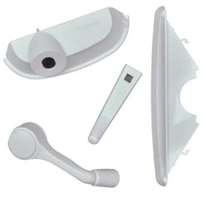 Andersen 200/400 Series Casement Window Hardware Pack White Folding/Traditional
