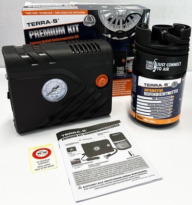 Reifenpannenset Dichtmittel Kompressor 450ml Terra-S Premium Kit VT MHD 04/2030