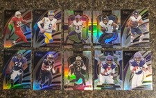 Lot Of 10 Panini 2025 Select Silver Insert Football Cards