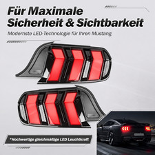 Getönte LED Rücklichter passend für Ford Mustang 6. Generation 15 bis 23
